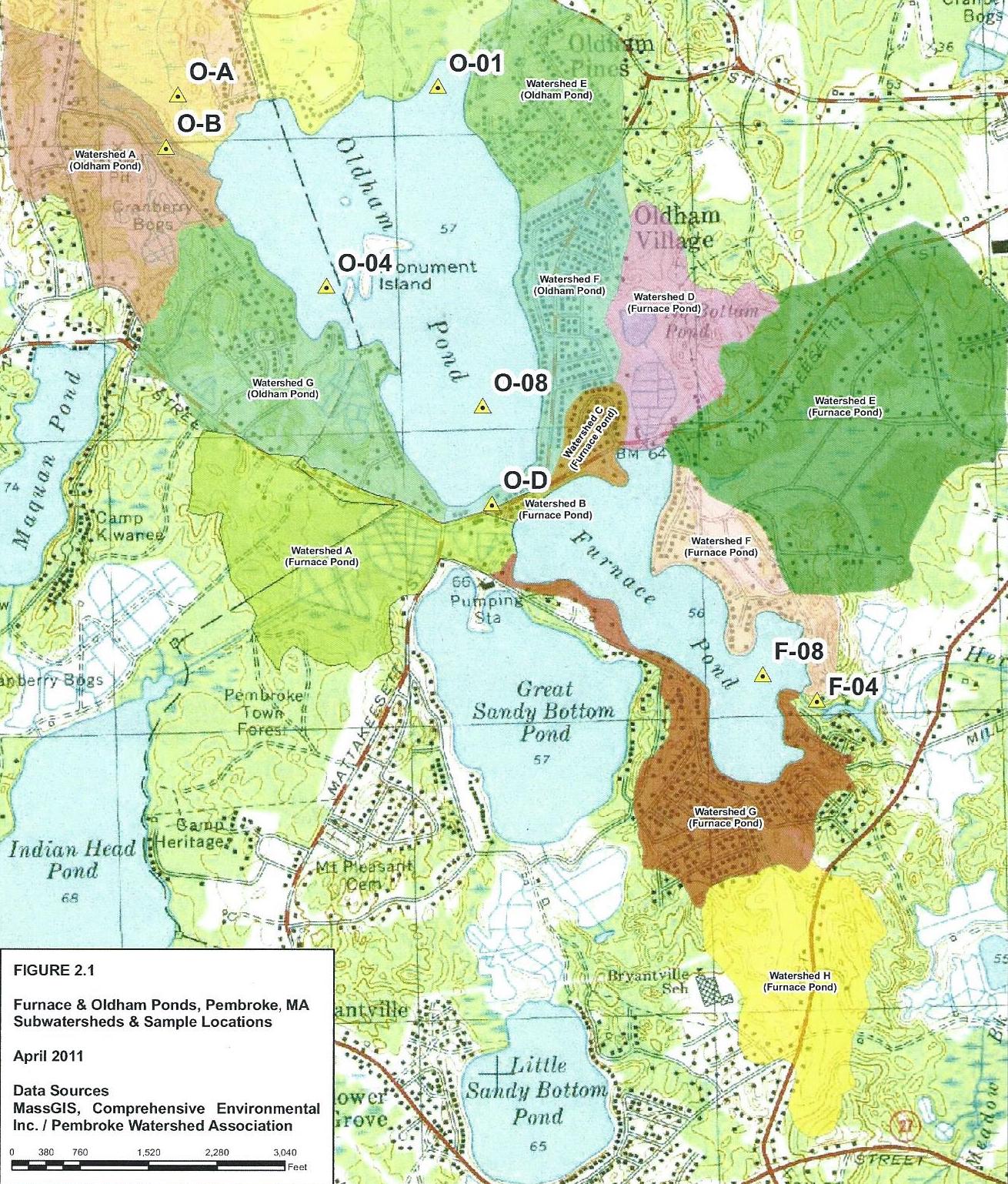 Pembroke Pond Map